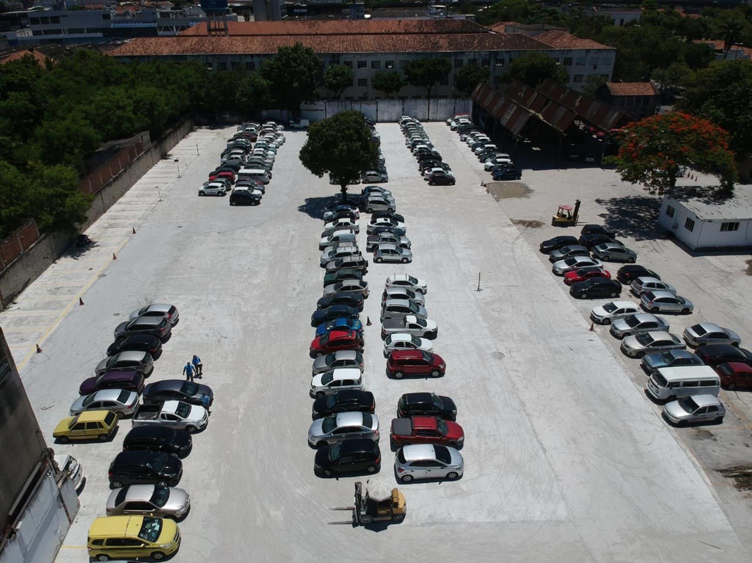Pavimentação de 8.667 m² — JS Salazar · Pátio Legal